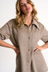 Shan Kate Vegan suede blouse